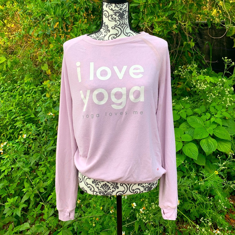 I Love Yoga Pullover Sweater